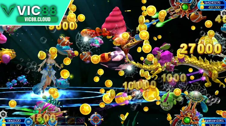 Lợi ích khi chơi Bắn Cá Rồng Vàng tại VIC88